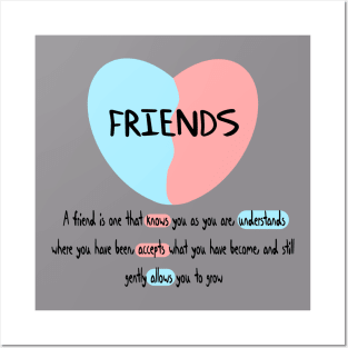 LOVE FRIENDSHIP Posters and Art